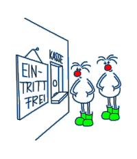 Archi an der Theaterkasse